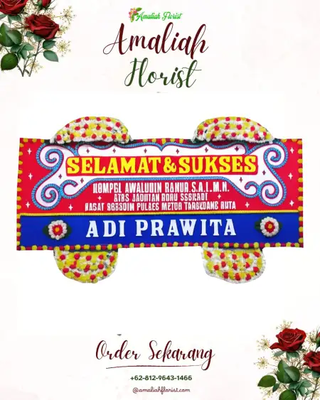 Papan Bunga Ucapan Selamat Kediren
